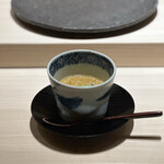 くるますし - 四万十川産藻屑蟹の茶碗蒸し