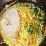 麺酒房 龍安 - ネギ味噌（大盛）