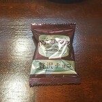 キッチン ブルー グローブ - お菓子のアップ