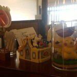 キッチン ブルー グローブ - レジ横のオブジェ