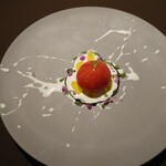 ファン・ダルクオーレ - 〇伊勢崎産ブリックスナイン＆川場村産モッツァレラのカプレーゼ