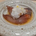 鮨 龍次郎 - ホタルイカ、鬼下ろし、ゆず