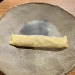 Nope - 銚子の鰯 葱生姜のタレで、巻いて880円