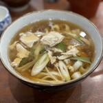 Soba Dokoro Eiraku An - とり南うどん 620円