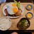 Yo-shoku OKADA - 料理写真:このおっさんは期間限定であろう
          
          ●鹿児島南州豚チャーシューエッグ定食　1,880円
          
          を注文してみた