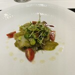 249080229 - イサキとイカのカルパッチョ