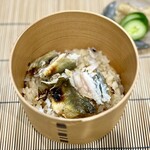 美加登家 - なんですか？この極上料理は？
      
      お米が鮎の旨さを纏って、「留椀も出るので、ゆっくりお召し上がりください」のお声は、なんの甲斐もなく、一瞬で平らげてしまいました(^^)