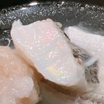 温石 - カマスの斬り口に浮かぶ真珠のような煌めき。ポワソンナクレ！