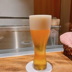温石 - 最初は生ビール