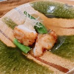 温石 - ヨロイイタチウオの揚げ餡掛け