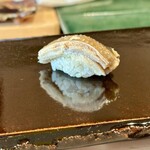 登喜和鮨 - 蒸し穴子　塩