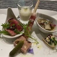 鉄板焼 ふかみ - 前菜盛り合わせ