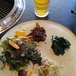 USHIWAKAMARU - 有機野菜のナムル盛り合わせ