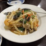 東北家 - 揚げ焼きそば