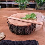 Seminare Karuizawa - 穴水町の能登ヒバ箸。この重厚感好きです