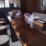 麺工房 華みずき - カウンター席