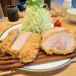 とんかつ ばんぶー - 厚切りロースかつ