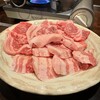 Buta Yakiniku Magariya - サムギョプサルセットのバラとロース