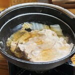 うお清 - 豚の出汁鍋