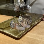 恵比寿 鮨 藤 - カマス炭火焼き