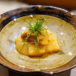 鮨 海宇 - 雲丹帆立