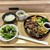 神戸牛衛門 - 料理写真:ロースステーキとカルビ焼肉の定食