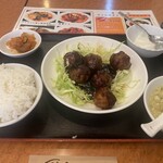 Sanrei cha - 黒酢あんが美味い肉団子定食