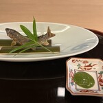 山玄茶 - 滋賀産小鮎の塩焼き