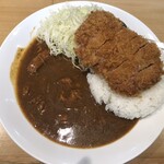 とんかつ檍のカレー屋 いっぺこっぺ - とんかつカレーランチ　1,200円