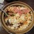 粤港美食 - 料理写真:中華腸詰と干し豚バラ土鍋ご飯（二人前）かき混ぜ済み
