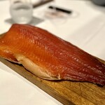 レストラン ナズ - 熟成八千穂の信州サーモンの燻製