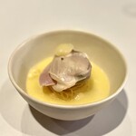 レストラン ナズ - 蛤とホワイトアスパラの手打ちのタヤリン
