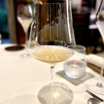 レストラン ナズ - タラの芽のお茶 桜の花のビネガー