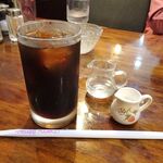 249113636 - ポルチーニクリームソースセット（大盛）1,300円（サラダ、ドリンク付き）