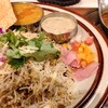 カリー＆ナイス カトゥール - 料理写真:鶏豚のキーマ　ビリヤニ風　ダル、副菜と小ビーフカレー付き