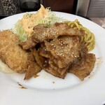 ランチハウス ミトヤ - 特製たれ焼肉＆カニコロッケ