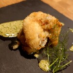 ウエストパパ - シマソイのパネ、フレッシュバジルのクリームソースと濃いフュメドポワソン