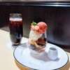 Saron Do Te She Matsuo - ■バジル香る苺のカプレーゼ風パフェ(2024.5月～)
                ■アイスコーヒー