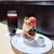 サロン・ド・テ シェ松尾  - 料理写真:■バジル香る苺のカプレーゼ風パフェ(2024.5月～)
          ■アイスコーヒー