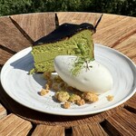 Gelato Cafe Monte Rose - 抹茶バスクチーズケーキ