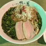 らーめん 鴨to葱 - 鴨ラーメン+味玉+今日のネギ