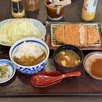 とんかつ 濵かつ - ロースかつ御膳＋ミニカレーセット