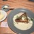 ALILU AMOA - 料理写真:白身魚のブールノワセット
アンチョビクリームソース