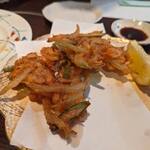 丸三すし - 桜えびかき揚げ！