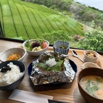ダンダンカフェ - 目の前にはだんだん畑が広がっています