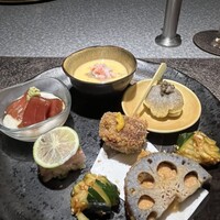 喜久治 - 前菜の盛り合わせ