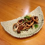 いざかや しん - イカの肝バター醤油です(o^^o)