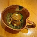 いざかや しん - クリームチーズ醤油漬は初めてオーダーしました(o^^o)ワインにも日本酒にも合いました！
