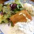 YPSILON Aoyama - 料理写真:カレイのフライは肉厚で切りやすく食べやすい。ほんの少し甘いタルタルソースがご飯に合う