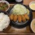 とんから亭 - 料理写真:カキフライ&豚と茄子の味噌ダレ定食
